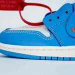 Giày AIR JORDAN 1 OFF-WHITE BLUE “UNC” UNIVERSITY BLUE Like Auth 5