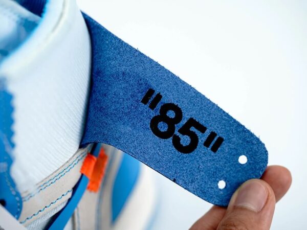Giày AIR JORDAN 1 OFF-WHITE BLUE “UNC” UNIVERSITY BLUE Like Auth 7