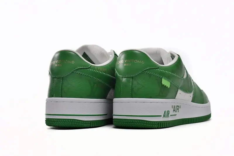 Giày Louis Vuitton x Nike Air Force 1 White Green Like Auth 6 Giày Louis Vuitton x Nike Air Force 1 White Green Like Auth (16)