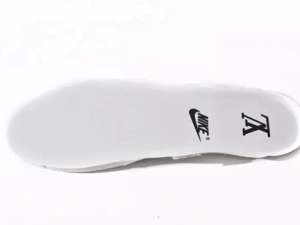 Giày Louis Vuitton x Nike Air Force 1 White Green Like Auth (7)