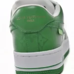 Giày Louis Vuitton x Nike Air Force 1 White Green Like Auth (9)