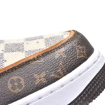 Giày Nike Air Force 1 Low x Louis Vuitton Monogram Brown Like Auth (11)
