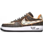 Giày Nike Air Force 1 Low x Louis Vuitton Monogram Brown Like Auth (2)