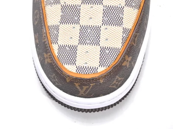 Giày Nike Air Force 1 Low x Louis Vuitton Monogram Brown Like Auth (6)