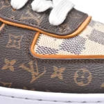 Giày Nike Air Force 1 Low x Louis Vuitton Monogram Brown Like Auth (9)