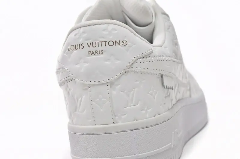 Giày Nike Air Force 1 x Louis Vuitton Triple White Like Auth (13)