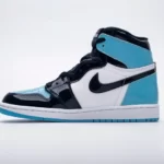 Giày Nike Air Jordan 1 Retro High UNC Patent Like Auth (1)