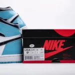 Giày Nike Air Jordan 1 Retro High UNC Patent Like Auth (15)
