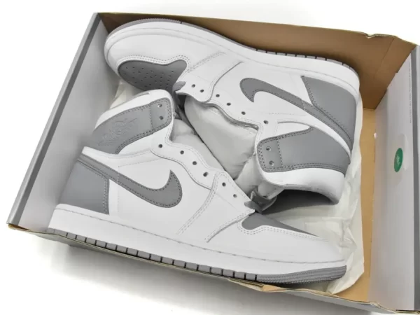Giày Nike Air Jordan 1 Retro High White Stealth Like Auth 1