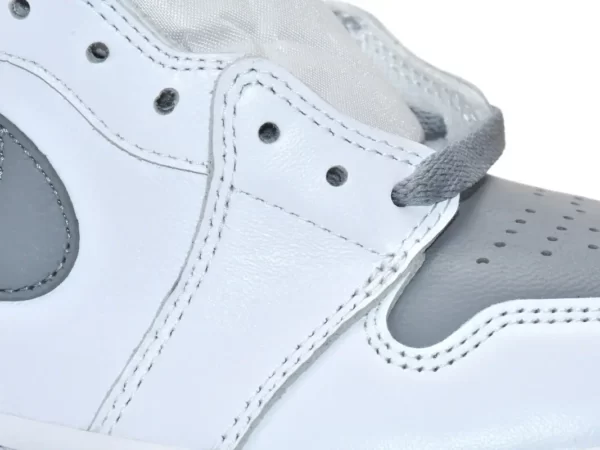 Giày Nike Air Jordan 1 Retro High White Stealth Like Auth 12