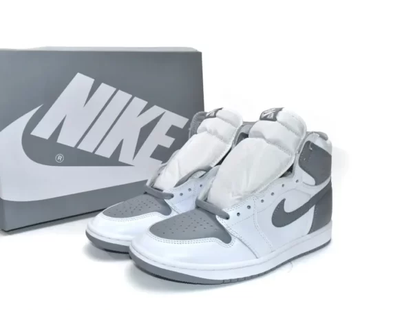 Giày Nike Air Jordan 1 Retro High White Stealth Like Auth 2