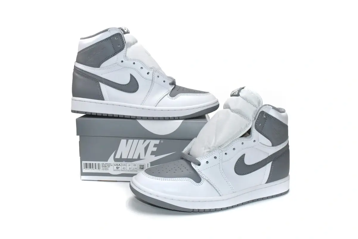 Giày Nike Air Jordan 1 Retro High White Stealth Like Auth 3 Giày Nike Air Jordan 1 Retro High White Stealth Like Auth 3