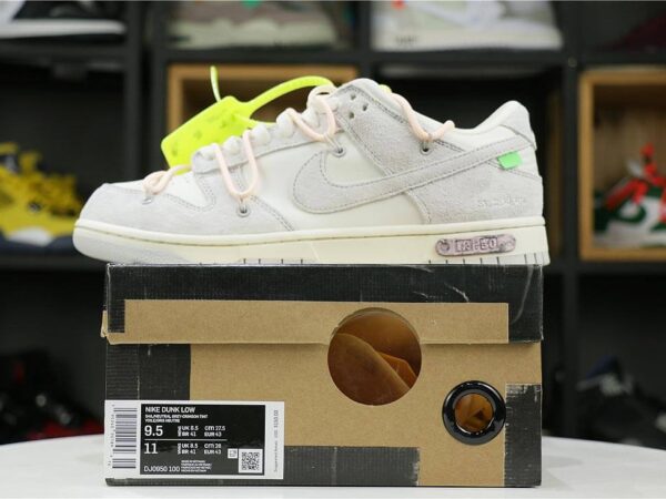 Giày Nike Dunk Low Off-White Lot 12 Like Auth (8)