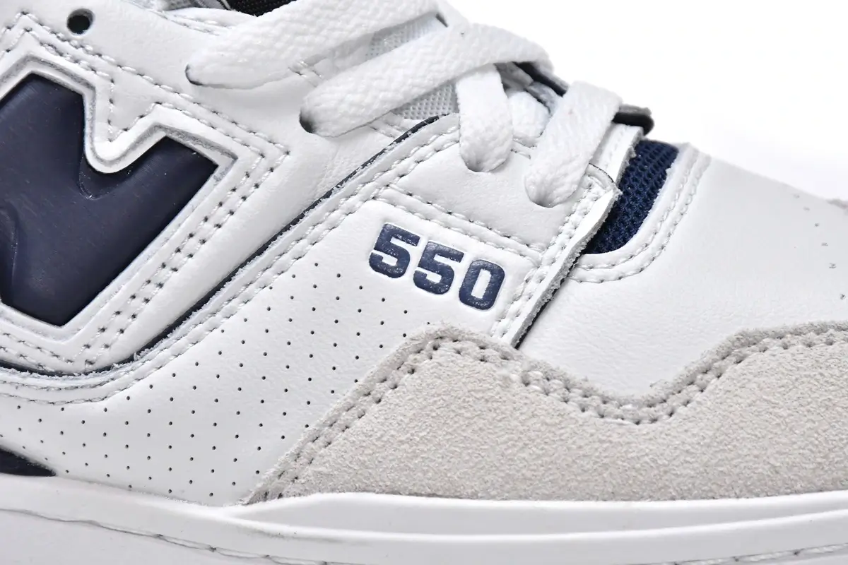 Giày New Balance 550 White Navy Like Auth 8 Giày New Balance 550 White Navy Like Auth (8)