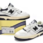 Giày New Balance Aimé Leon Dore x 550 White Navy Like Auth (17)