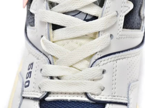 Giày New Balance Aimé Leon Dore x 550 White Navy Like Auth (6)