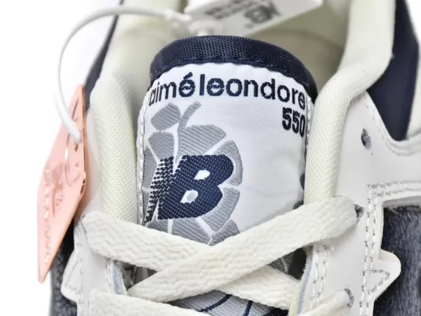 Giày New Balance Aimé Leon Dore x 550 White Navy Like Auth (7)