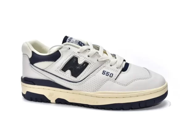 Giày New Balance Aimé Leon Dore x 550 White Navy Like Auth (9)