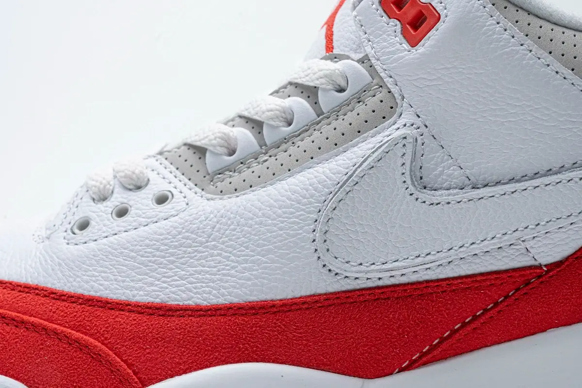 Giày Nike Air Jordan 3 Retro Tinker White University Red (12)