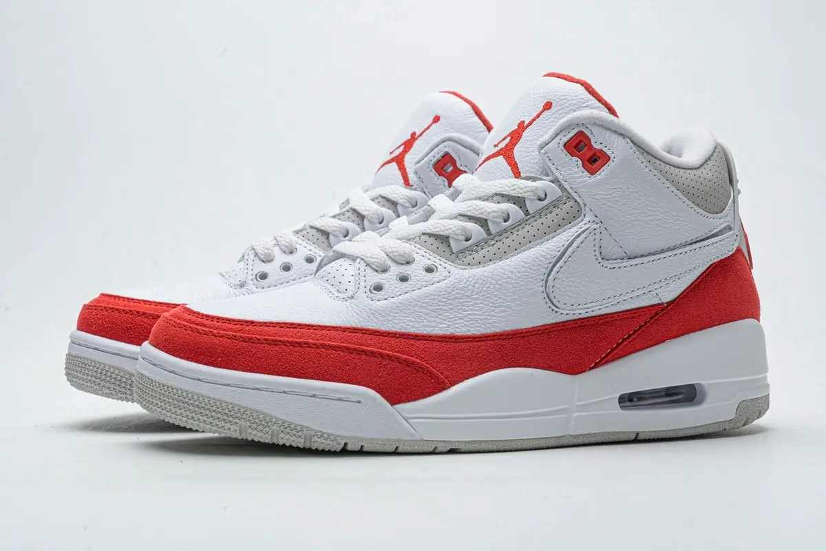 Giày Nike Air Jordan 3 Retro Tinker White University Red (2)