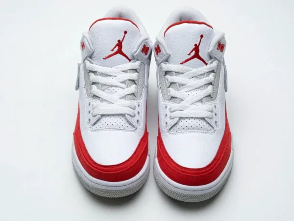 Giày Nike Air Jordan 3 Retro Tinker White University Red (4)