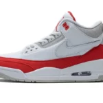 Giày Nike Air Jordan 3 Retro Tinker White University Red (7)