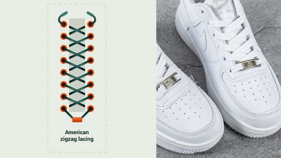 10 Cách xỏ dây giày Nike độc đáo, phá cách, tạo điểm nhấn 4 cách thắt giày kiểu vắt chéo trên - dưới