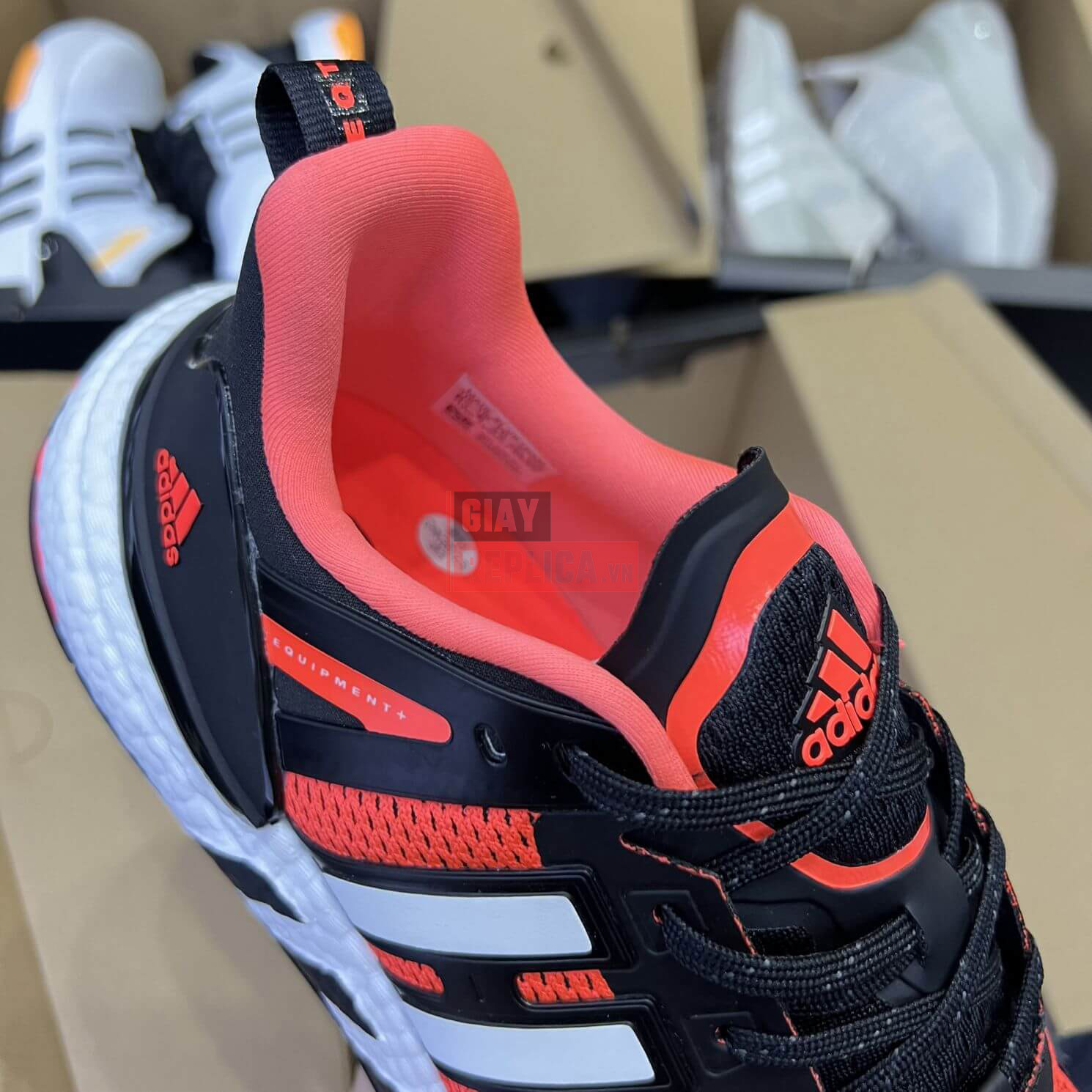 Giày Adidas EQT Plus Red Black White Like Auth 4 Giày Adidas EQT Plus Red Black White Like Auth