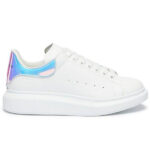 Giày Alexander McQueen Trắng Gót Multicolor Like Auth