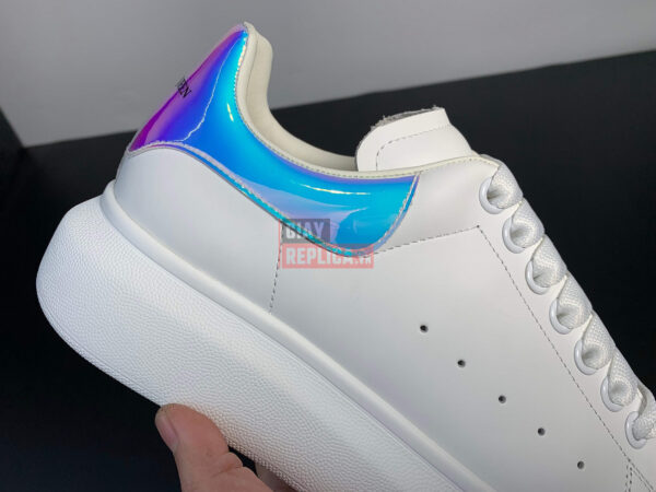 Giày Alexander McQueen Trắng Gót Multaicolor Like Auth