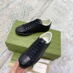 Giày Gucci Ace GG Embossed Sneaker Black Like Auth