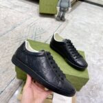 Giày Gucci Ace GG Embosseda Sneaker Black Like Auth