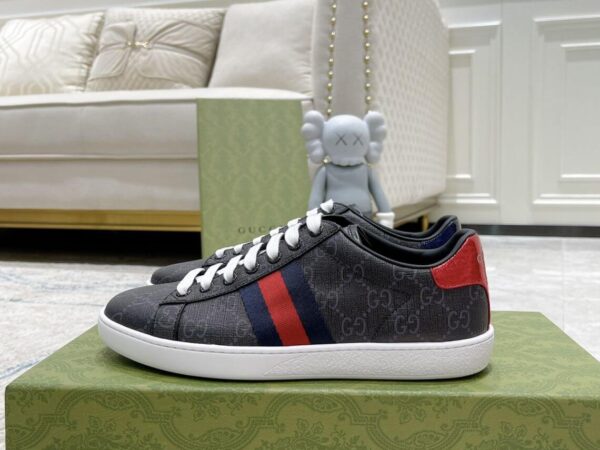Giày Gucci Ace GG Supreme Black Like Auth