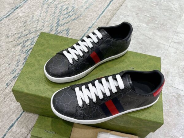 Giày Gucci Ace GG Supreme Black Like Auth