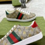 Giày Gucci Ace GG Supreme Canvas With Bees Like Auth