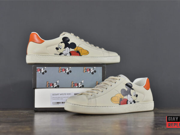 Giày Gucci Ace Mickey Like Auth