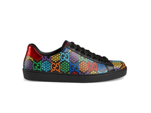 Giày Gucci Men GG Psychedelic Ace Sneaker Like Auth