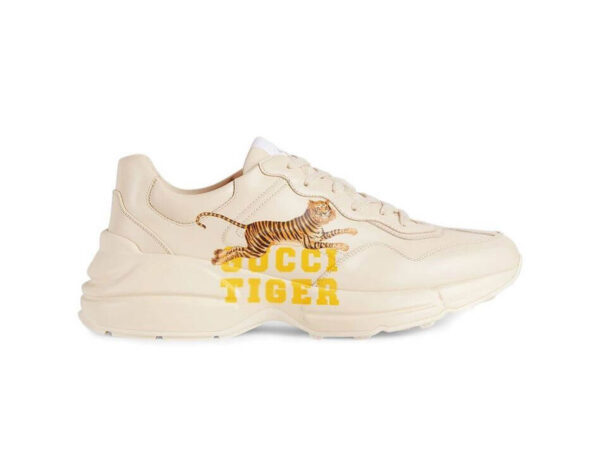 Giày Gucci Rhyton Tiger Ivory Like Auth