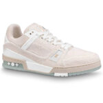 Giày Louis Vuitton LV Trainer Monogram Demin Beige Like Auth