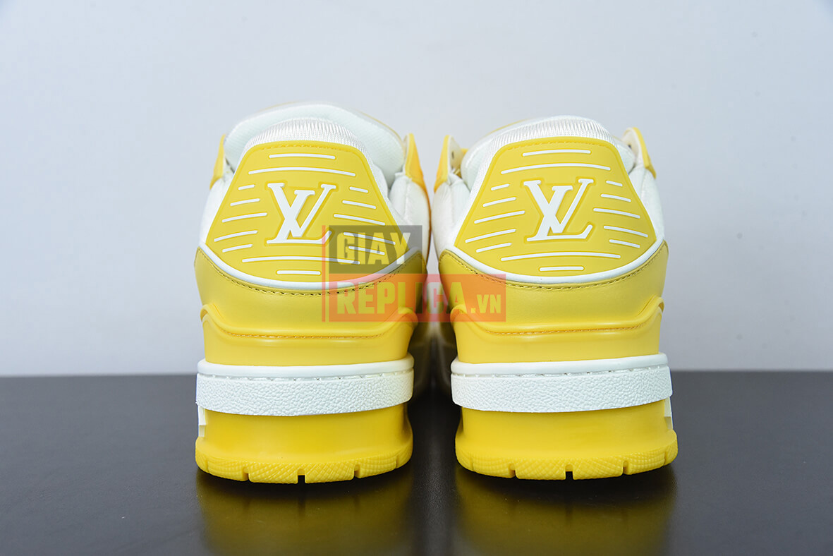 Giày Louis Vuitton Lv Trainer Monogram Yellow Like Auth