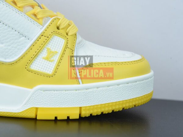 Giày Louis Vuitton Lv Trainer Monogram Yellow Like Auth