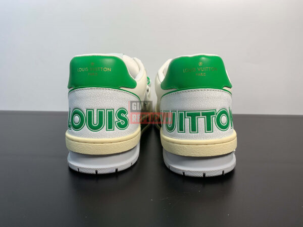 Giày Louis Vuitton Trainer Green Mesh Like Auth