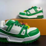 Giày Louis Vuitton Trainer Maxi Green Like Auth