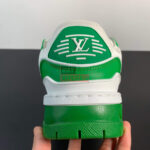 Giày Louis Vuitton Trainer Maxi Green Like Auth