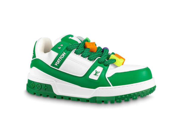 Giày Louis Vuitton Trainer Maxi Green Like Auth