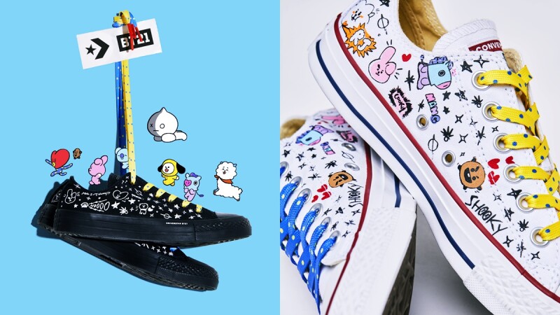 Giá giày Converse rep 1:1, cập nhật bảng giá mới nhất 7 Giày Converse BT21 Rep 1:1