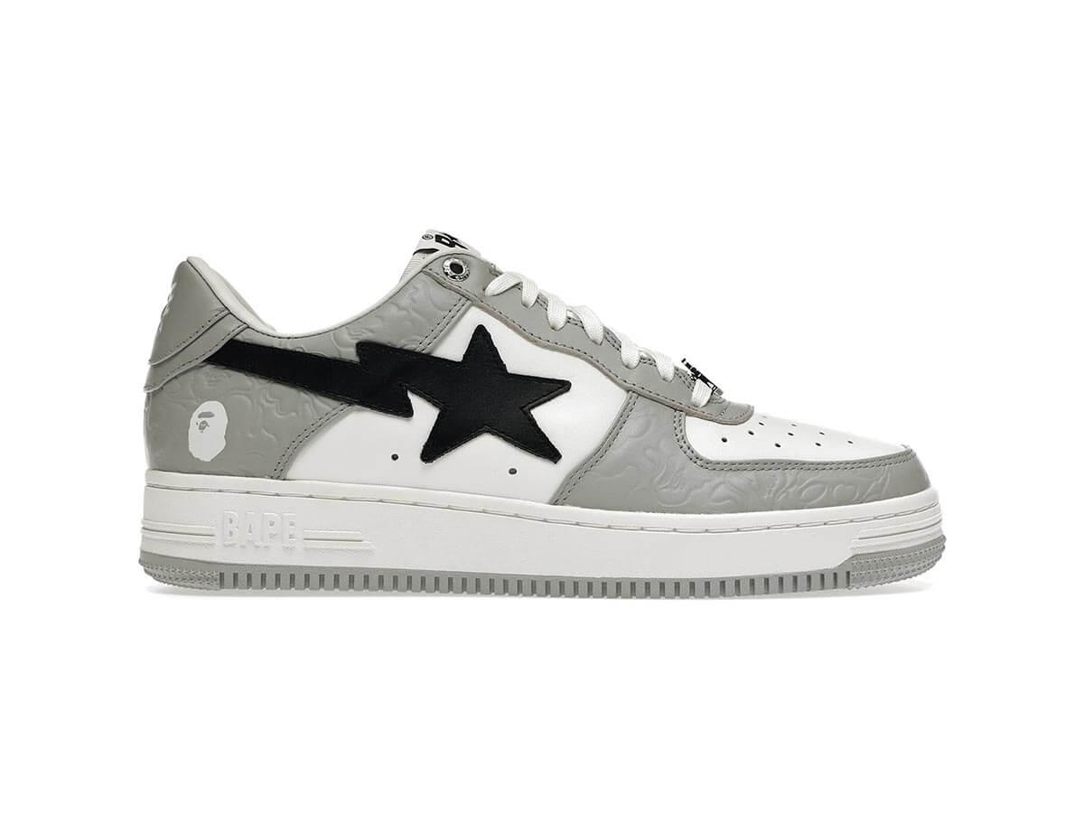 Giày A Bathing Ape Bape Sta Low Grey Black | Giayreplica.vn®