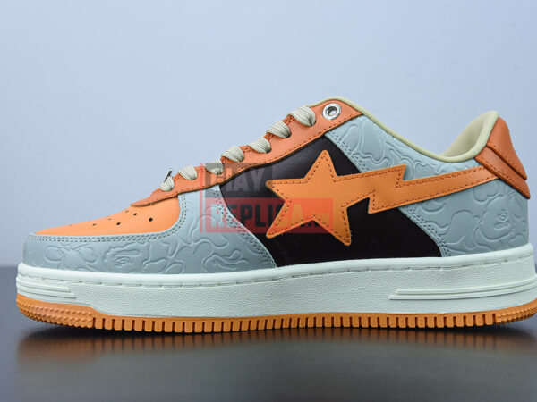 Giày A Bathing Ape Bape Sta Low Grey Orange