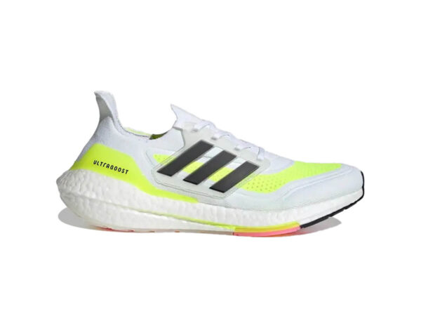 Giày Adidas Ultra Boost 21 White Solar Yellow Like Auth