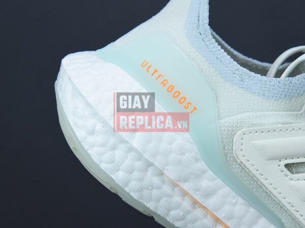 Giày Adidas UltraBoost 22 White Blue Tint Orange